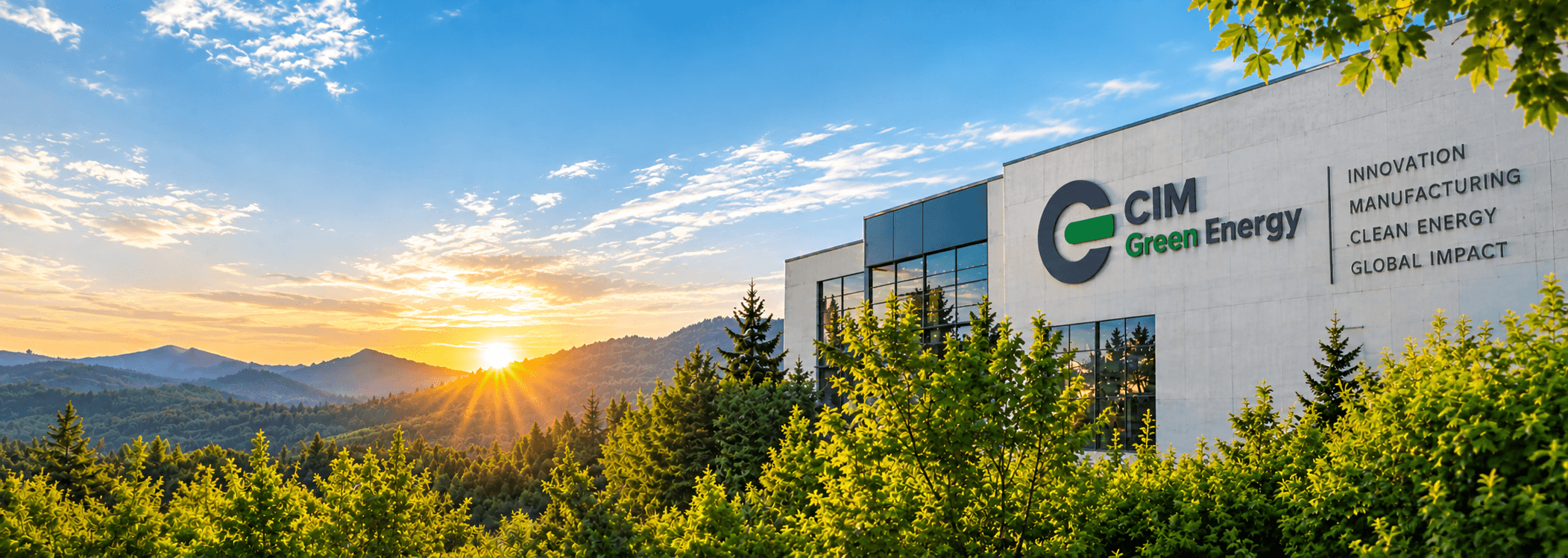 CIMtech Green Energy headquarters building with company branding