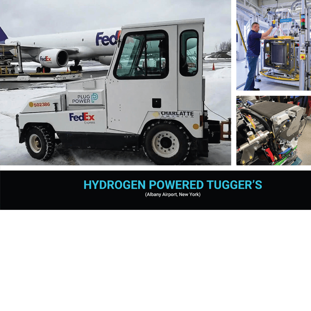 Hydrogen powered tuggers