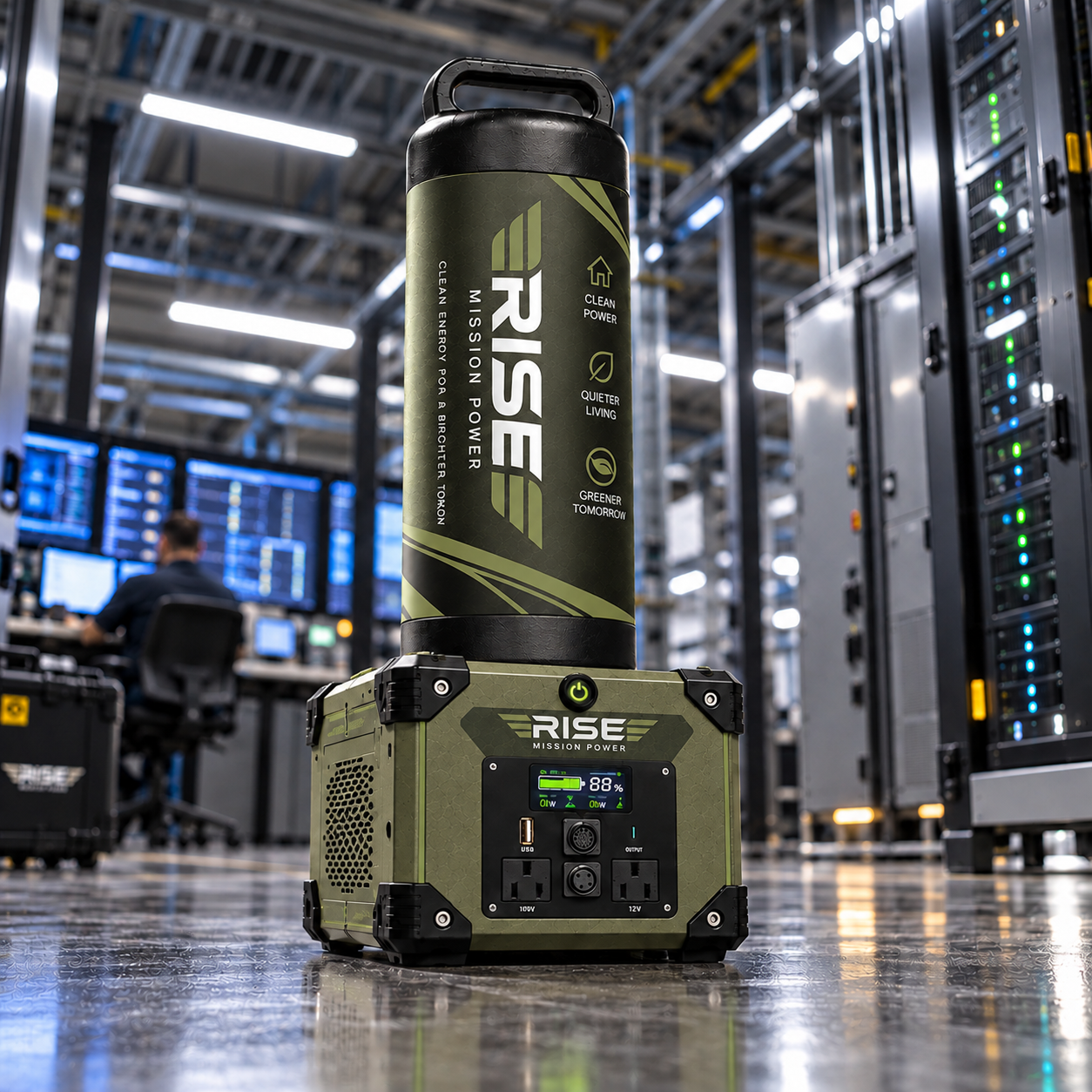 Rise Mission Power unit in a data center