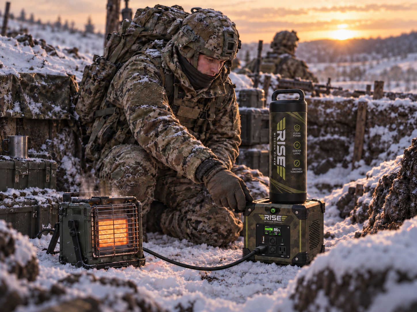 Rise-Sentinel portable hydrogen power system